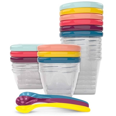 Ciotole Impilabili per Bambini Babybols Multi Set XXL - Babymoov