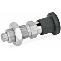 Ganter Norm, con elementi in acciaio inox di Resto Bulloni – GN 817, con resto Blocco, Acciaio Inox, Resto di chimicamente nichelato, 1 pezzi, nero, en oferta