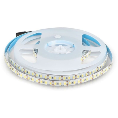 striscia 600 led non impermeabile 120° 5 mt A++ CE bianco caldo si tec 761009 - V-TAC