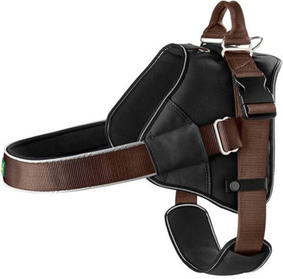 Pettorina norvegese Neopren Expert Marrone/Nero Hunter: Pettorina XL - Marrone/Nero