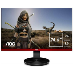 Monitor Gaming 24.5'' 2G2590VXQ 75Hz. , FHD 1920 x 1080, 1 ms, Speaker, D-SUB, 2 x HDMI, DP, Non-Regolabile in Altezza, Nero / Rosso características