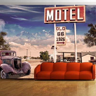 Fotomurale Old motel cm 300x210 Artgeist