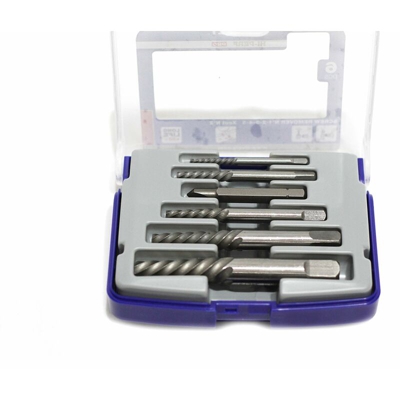 Tivoly 11111070001 Estrattori di ancoraggi/viti danneggiate, Grigio, Set di 5 pezzi