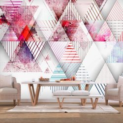 Fotomurale Triangular World cm 300x210 Artgeist en oferta