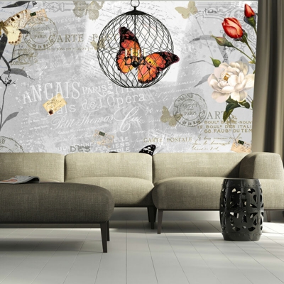 Fotomurale Canto di Farfalle cm 300x210 Artgeist