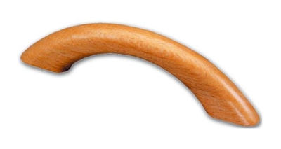Maniglietta in Legno per Mobili 4277 B misura 96 mm colore Noce Scuro - EAC