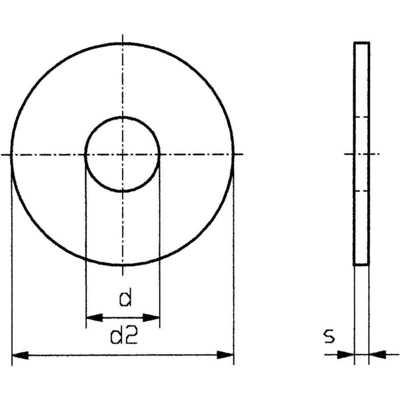 TOOLCRAFT 6,4 D9021-A2 192701 Rondelle Diam int: 6.4 mm M6 DIN 9021 Acciaio inox A2 100 pz.