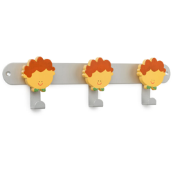 Appendiabiti da parete, infantile, Alluminio, 6 ganci. Marchio REI en oferta