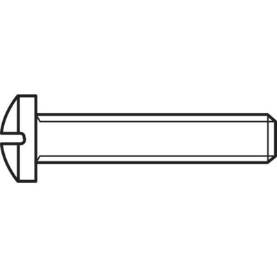 TOOLCRAFT 827149 Viti a testa bombata M6 10 mm A croce Philips DIN 7985 Acciaio galvanizzato zinco 50 pz.