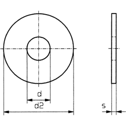 TOOLCRAFT 2,7 D9021-A2 194711 Rondelle Diam int: 2.7 mm M2.5 DIN 9021 Acciaio inox 100 pz. características