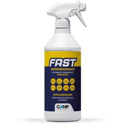 FAST SPRAY SUPERSGRASSANTE IGIENIZZANTE 750 ml PER OGNI TIPO DI SPORCO - Camp