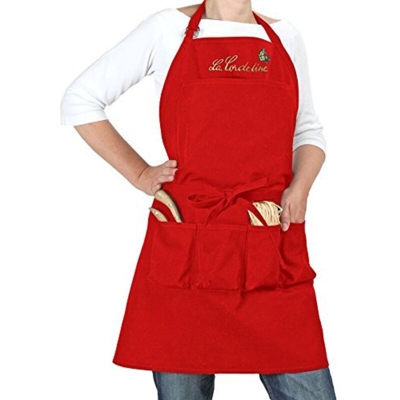 La cordeline CJN45RO Grembiule da giardinaggio con 5 tasche Cotone Papavero 85 x 03 x 75 cm