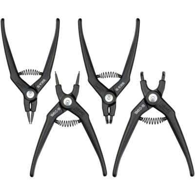Hazet 1845/4 Serie Di Pinze Per Anelli Di Sicurezza, Multicolore, Numero Utensili 4 - HAZET (HAZFE)