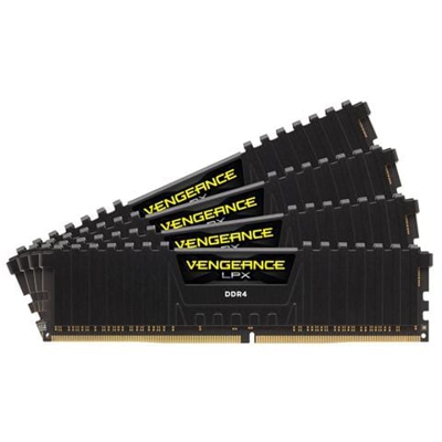 Memoria Dimm Vengeance LPX 32 GB (4 x 8GB) DDR4 2666 Mhz CL16 Dissipatore Nero