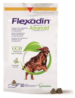 FLEXADIN ADVANCED 30 TAVOLETTE MASTICABILI PER CANI
