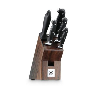 Ceppo portacoltelli Spitzenklasse Plus in legno di noce 6 pezzi