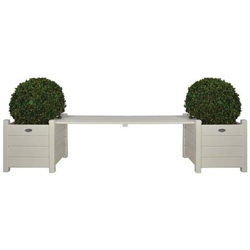 Cf33w 2 Fioriere Con Panchina A Ponte Bianco en oferta