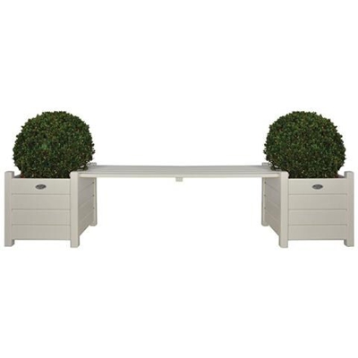 Cf33w 2 Fioriere Con Panchina A Ponte Bianco