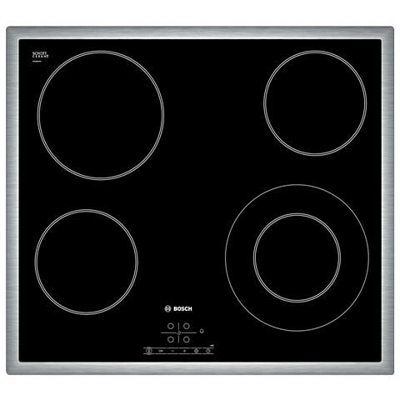 Piano Cottura radiante in vetroceramica PKF645B17E 4 Zone Cottura da 60 cm Colore Nero
