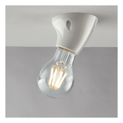 Portalampade A Parete E27 Bianco Direzionato - INTEC precio