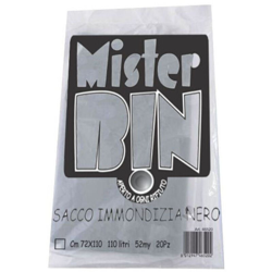 Mister Bin - SACCO IMMONDIZIA NERO 72x110 my52 Pz.20 características