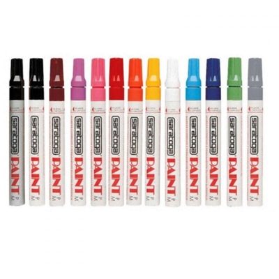 Pennarello Paint Marker Permanente Saratoga - Punta Media Viola