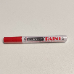Pennarello Paint Marker Permanente Saratoga - Punta Media Rosso en oferta