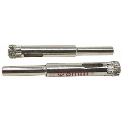 2pz punte trapano fresa diamantata 10 mm foro marmo ceramica vetro granito 00136 - BES