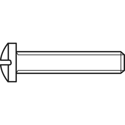 TOOLCRAFT 827129 Viti a testa bombata M2 10 mm A croce Philips DIN 7985 Acciaio galvanizzato zinco 100 pz.