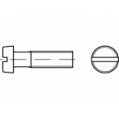 TOOLCRAFT TO-5451018 Viti cilindriche M3 6 mm Taglio ISO 1207 Poliammide 200 pz.