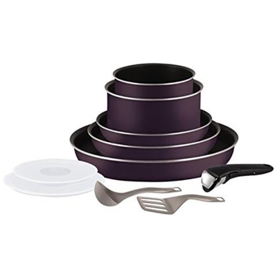 Set Di Padelle Viola 10 Pezzi