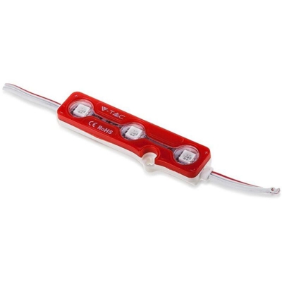 modulo 3 led impermeabile 0,72 watt 12 volt CE IP67 rossa tec 761021 - V-TAC