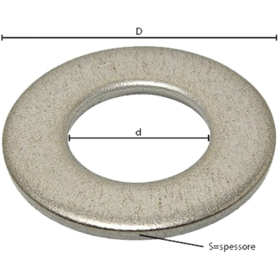 RONDELLA mm 22 ZN DIN125A - FERRAMENTA & CASALINGHI