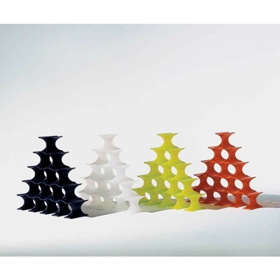 Kartell Portabottiglie, 16 Pezzi, Confezione da 1 Pezzo, Giallo Verde