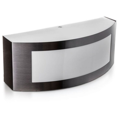 V-tac - Portalampada moderno da parete in acciaio ip44 per lampade e27 mod. Vt- 7670 sku 7513 bianco