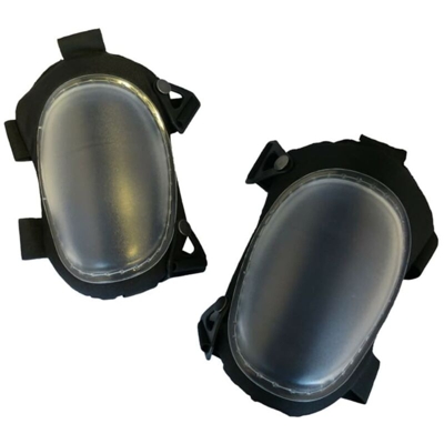 Toolpack Ginocchiere Rigide Basalt con Protezioni in TPU Nero e Grigio