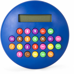 Calcolatrice rotonda - blu - DMAIL precio