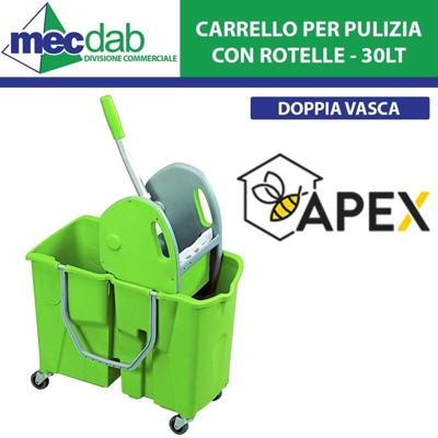Apex secchio doppia vasca lt 30