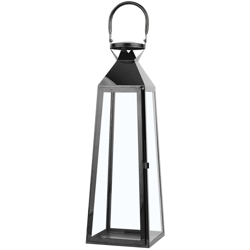Lanterna nera 42 cm CRETA - BELIANI en oferta