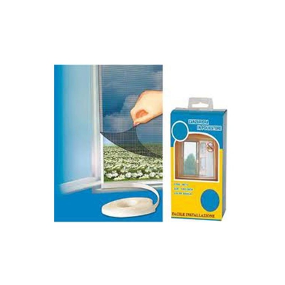 Zanzariera in poliestere per finestre 130x150 cm Bianco - CAPALDO