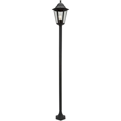 Lampione Led Da Giardino Altezza 175 Cm Lampada Piantana Eesterno 60 W Nero - LGVSHOPPING