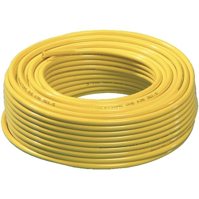 PC ELECTRIC 133900 PVC da cantiere cavo, cavo Type: n07 V3 v3-F 2.5, lunghezza 50 m, Giallo