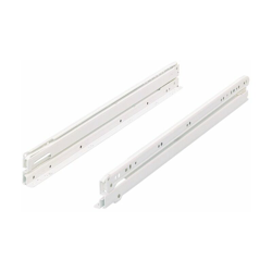 Hettich Guida cassetto con meccanismo di chiusura automatica Lunghezza cassetto 450 mm Acciaio bianco en oferta