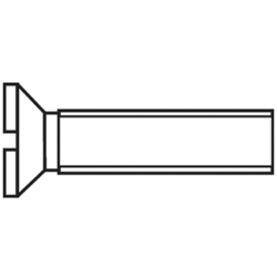 TOOLCRAFT M3*30 D963-4.8:A2K 194797 Viti svasate M3 30 mm Taglio DIN 963 Acciaio zincato 100 pz. características