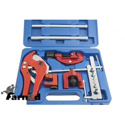 Kit 9 Pezzi Tagliatubi Bordatura Tubi Piegatubi Tagliatubo Cartellatrice Blu - FARNEED en oferta