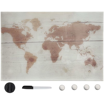 Lavagna Magnetica a Parete in Vetro 60x40 cm - VIDAXL