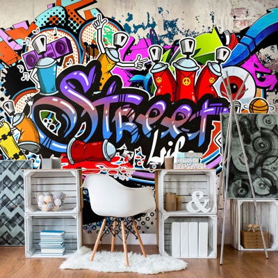 Fotomurale Street Game cm 300x210 Artgeist
