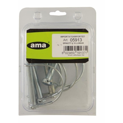 Perno ad arco ø 10 lungo in confezione blister (5pz) - LEM SELECT