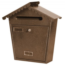 Cassetta postale cm 37 x 13 x 38 h espresso 716 con tetto lettere buca posta - CAPALDO precio