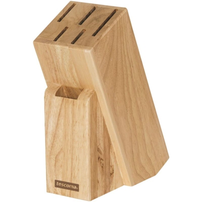 Lgvshopping - Tescoma 869505 Woody Ceppo Per 5 Coltelli e Trinciapollo 16 x 8 Cm Altezza 21 Cm